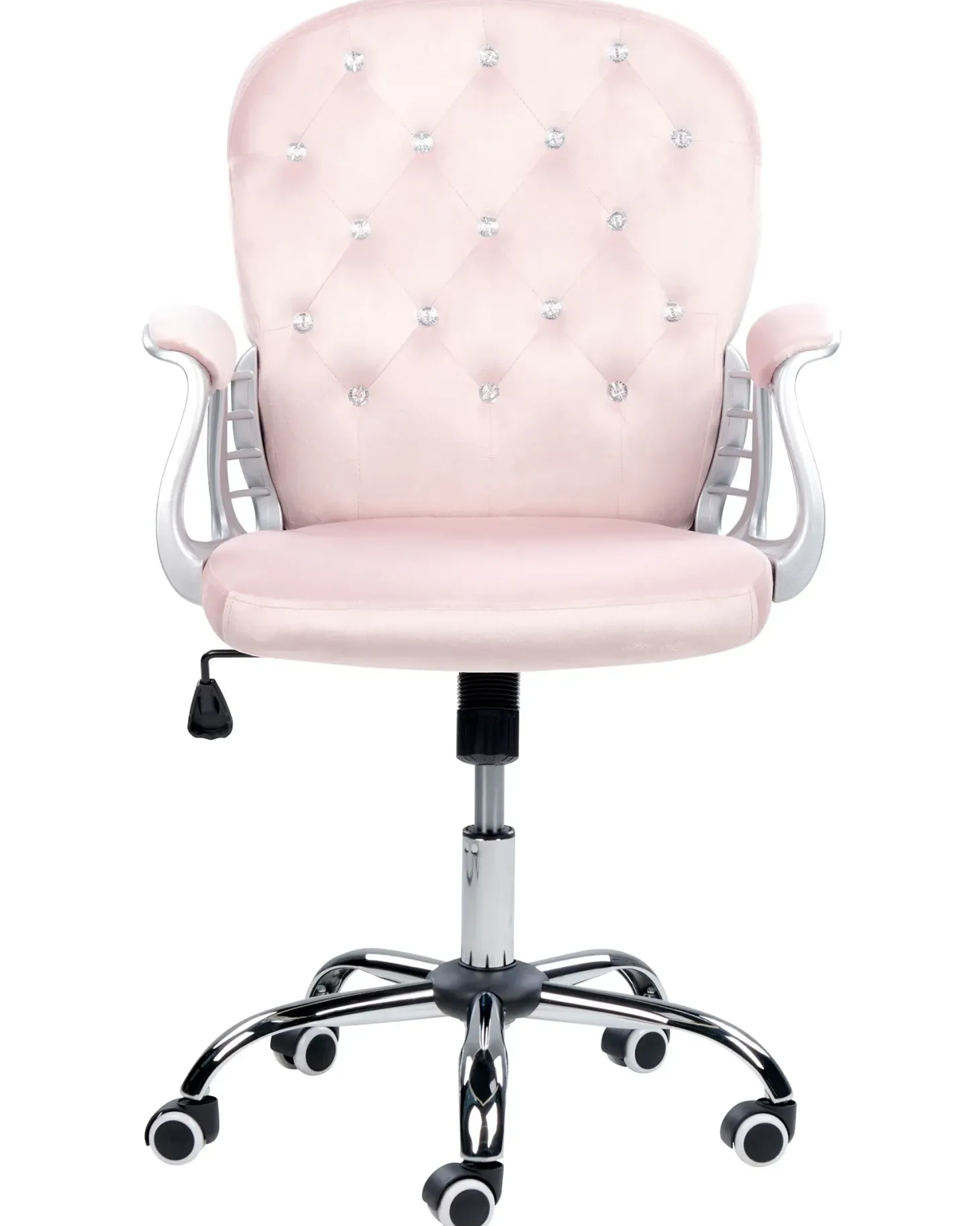 Skrivebordsstol PRINCESS Velour Pastellrosa