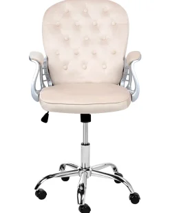 Skrivebordsstol PRINCESS Velour Beige