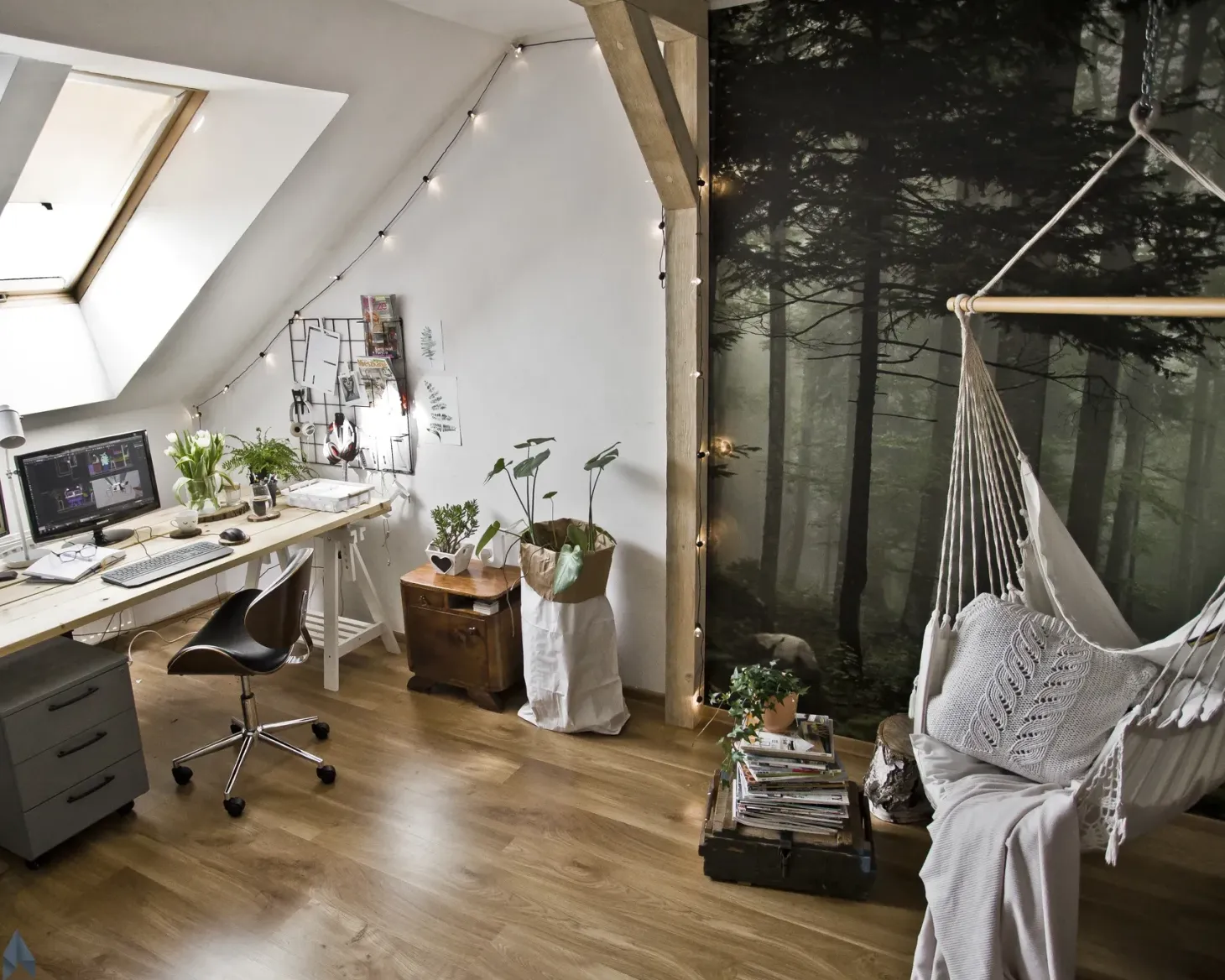 Skrivebordsstol ROTTERDAM Kunstlæder Sort