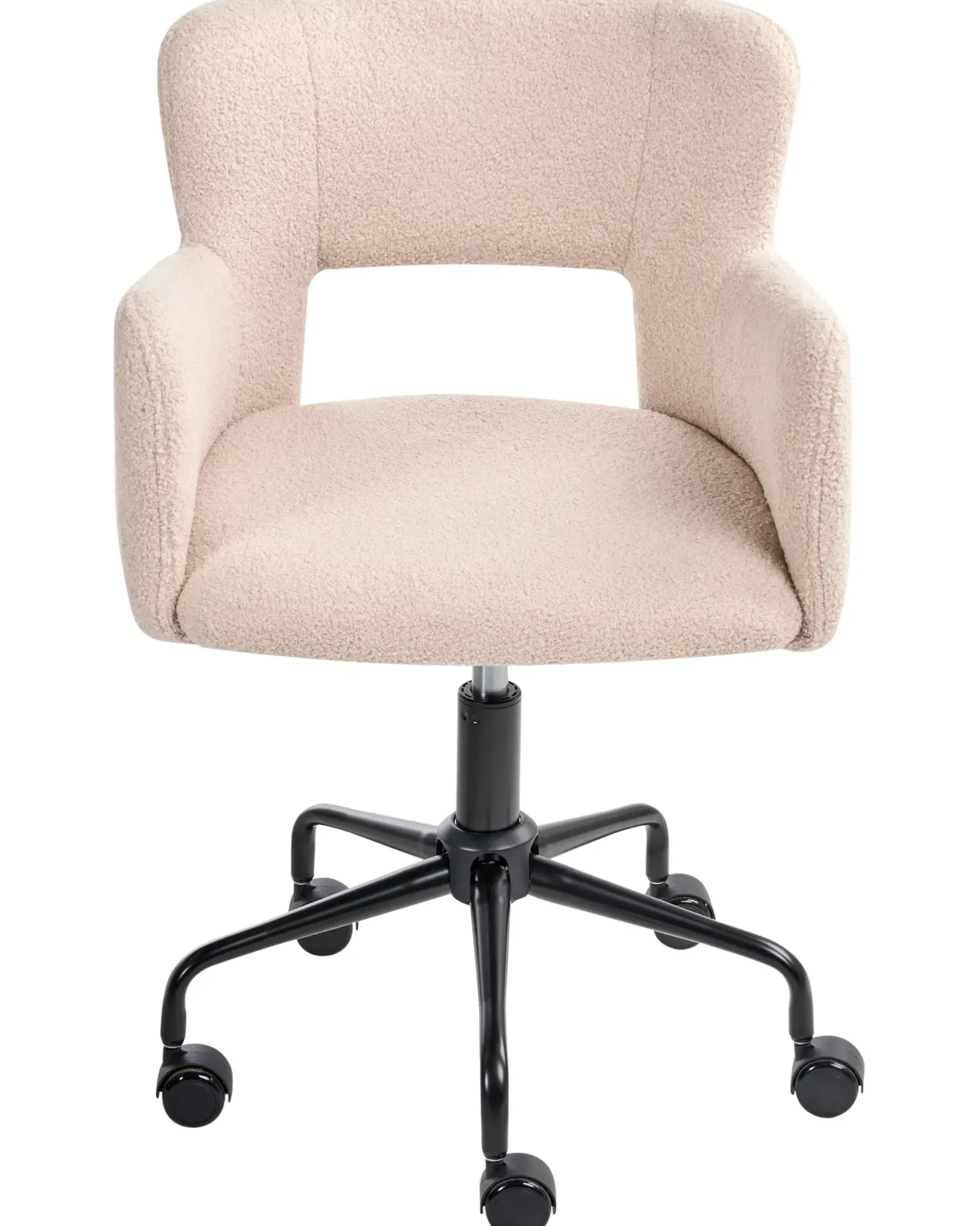 Skrivebordsstol SANILAC II Boucle Beige