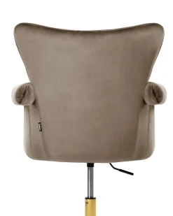 Skrivebordsstol VELENCIA Velour Brun