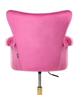 Skrivebordsstol VELENCIA Velour Fuchsia