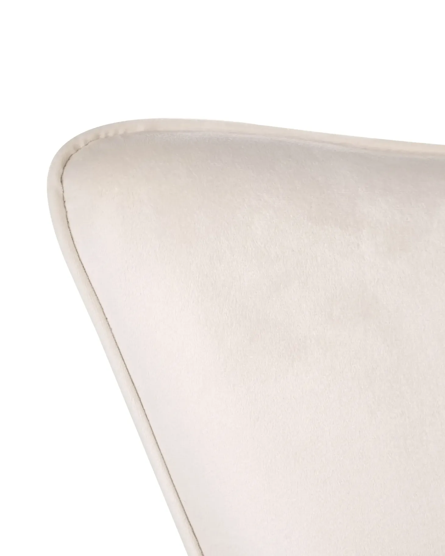 Skrivebordsstol VELENCIA Velour Cremehvid
