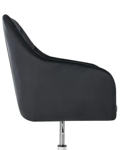 Skrivebordsstol VELORIA Velour Sort