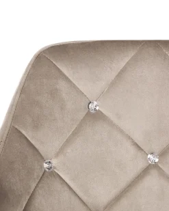 Skrivebordsstol VELORIA Velour Beige