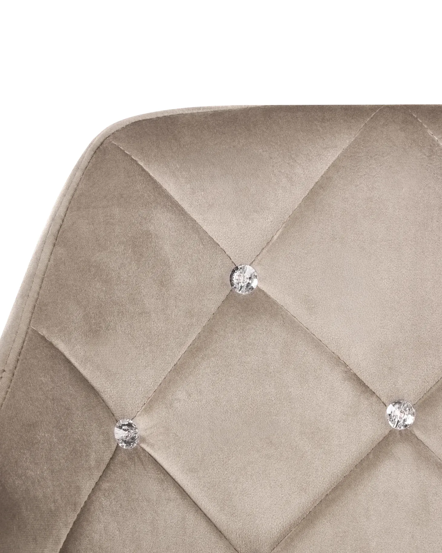 Skrivebordsstol VELORIA Velour Beige