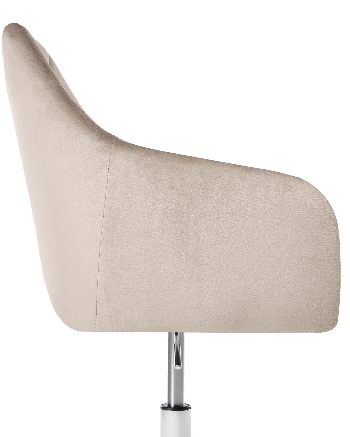 Skrivebordsstol VELORIA Velour Beige