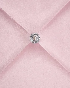 Skrivebordsstol VELORIA Velour Pastellrosa