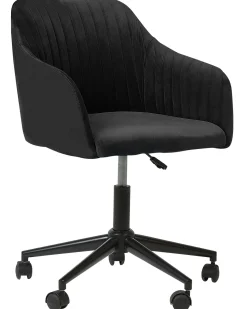 Skrivebordsstol VENICE Velour Sort