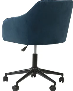 Skrivebordsstol VENICE Velour Navy Blå