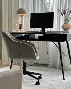 Skrivebordsstol VENICE Velour Grå