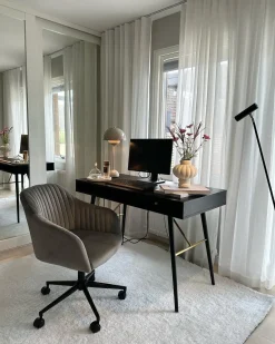 Skrivebordsstol VENICE Velour Grå