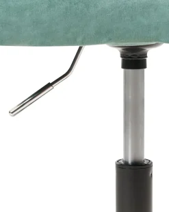 Skrivebordsstol VENICE Velour Mintgrøn