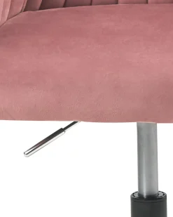 Skrivebordsstol VENICE Velour Lyserød