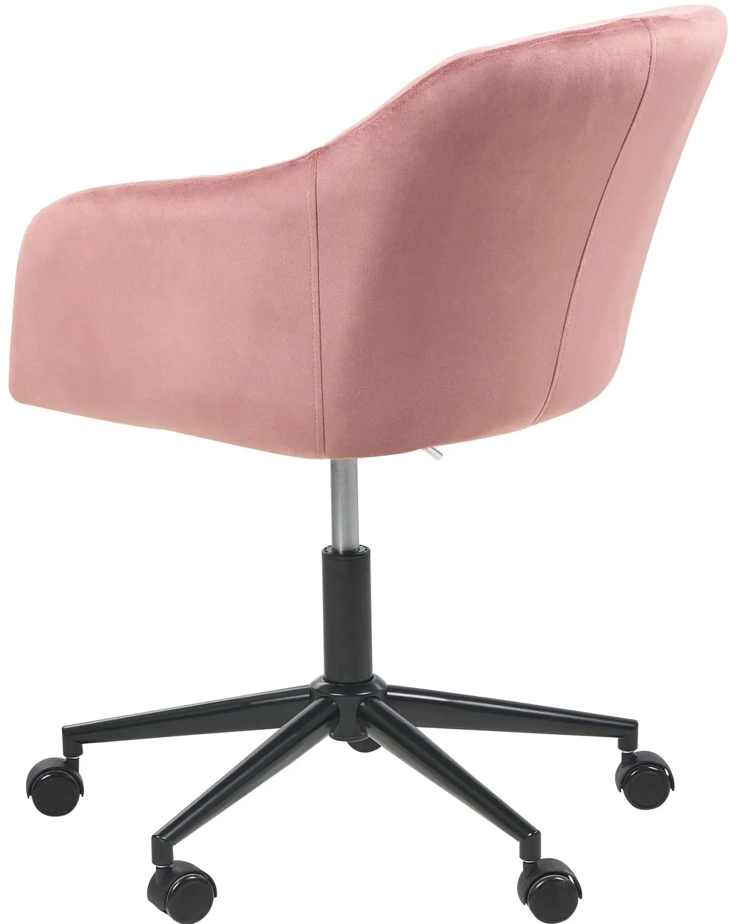 Skrivebordsstol VENICE Velour Lyserød