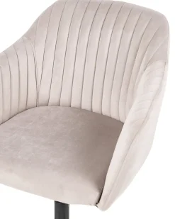 Skrivebordsstol VENICE Velour Brungrå
