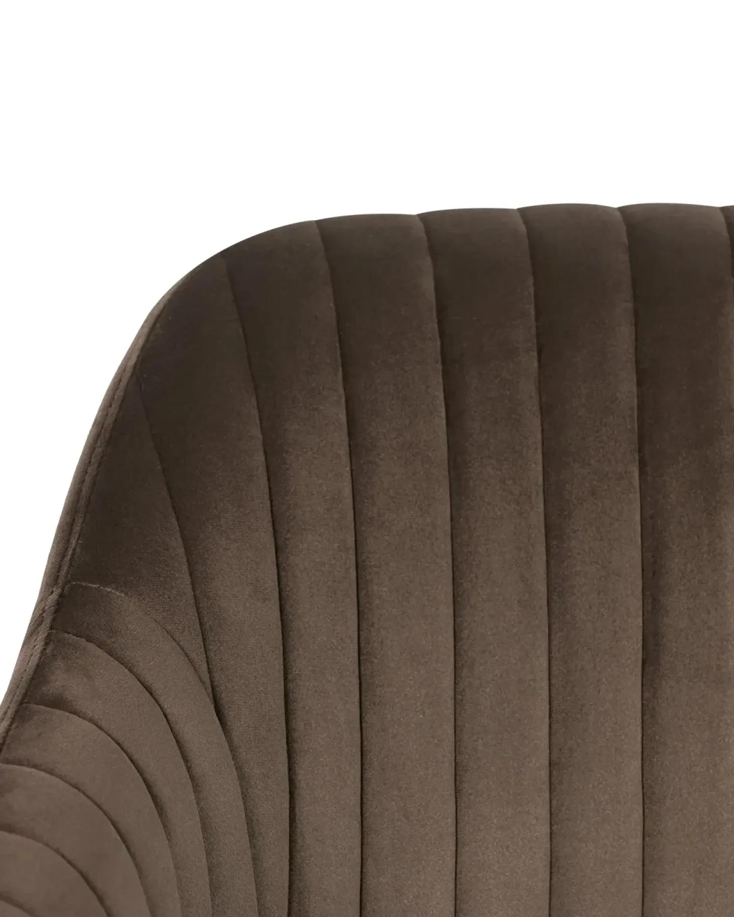 Skrivebordsstol VENICE Velour Brun