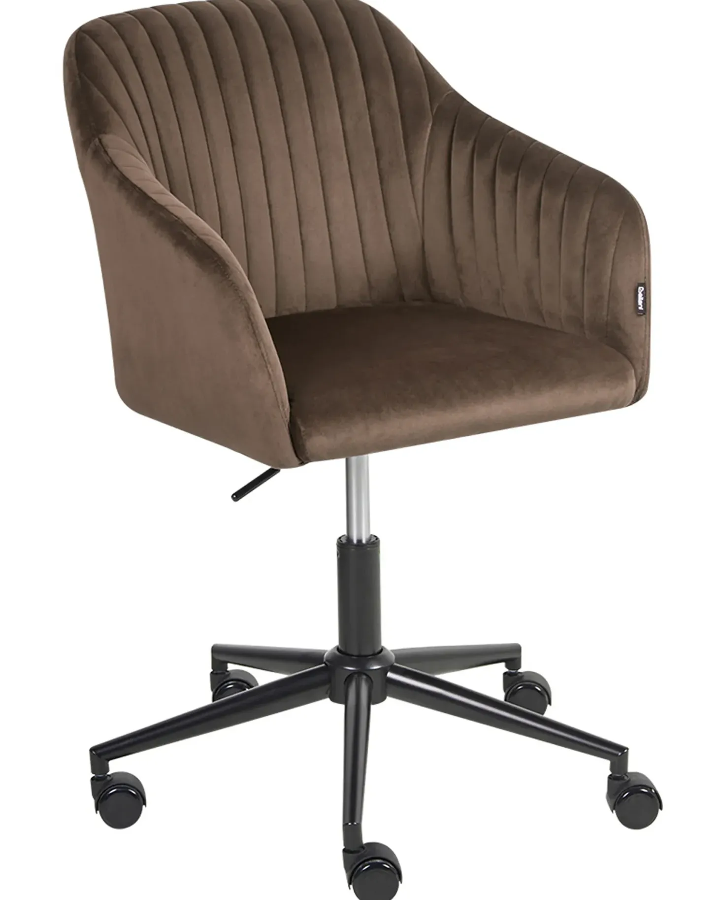 Skrivebordsstol VENICE Velour Brun