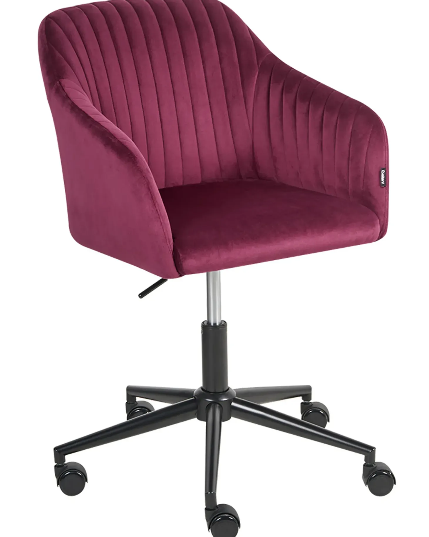Skrivebordsstol VENICE Velour Bordeaux