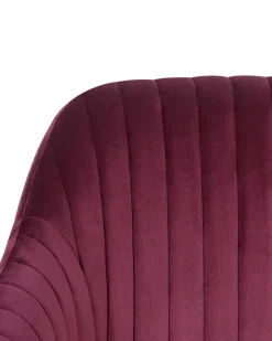 Skrivebordsstol VENICE Velour Bordeaux