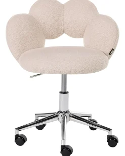 Skrivebordsstol WHIZZY Boucle Lys Beige
