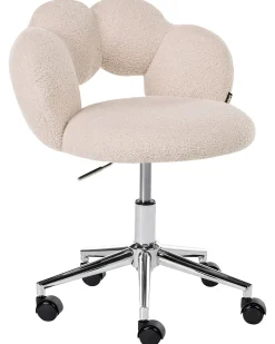Skrivebordsstol WHIZZY Boucle Lys Beige