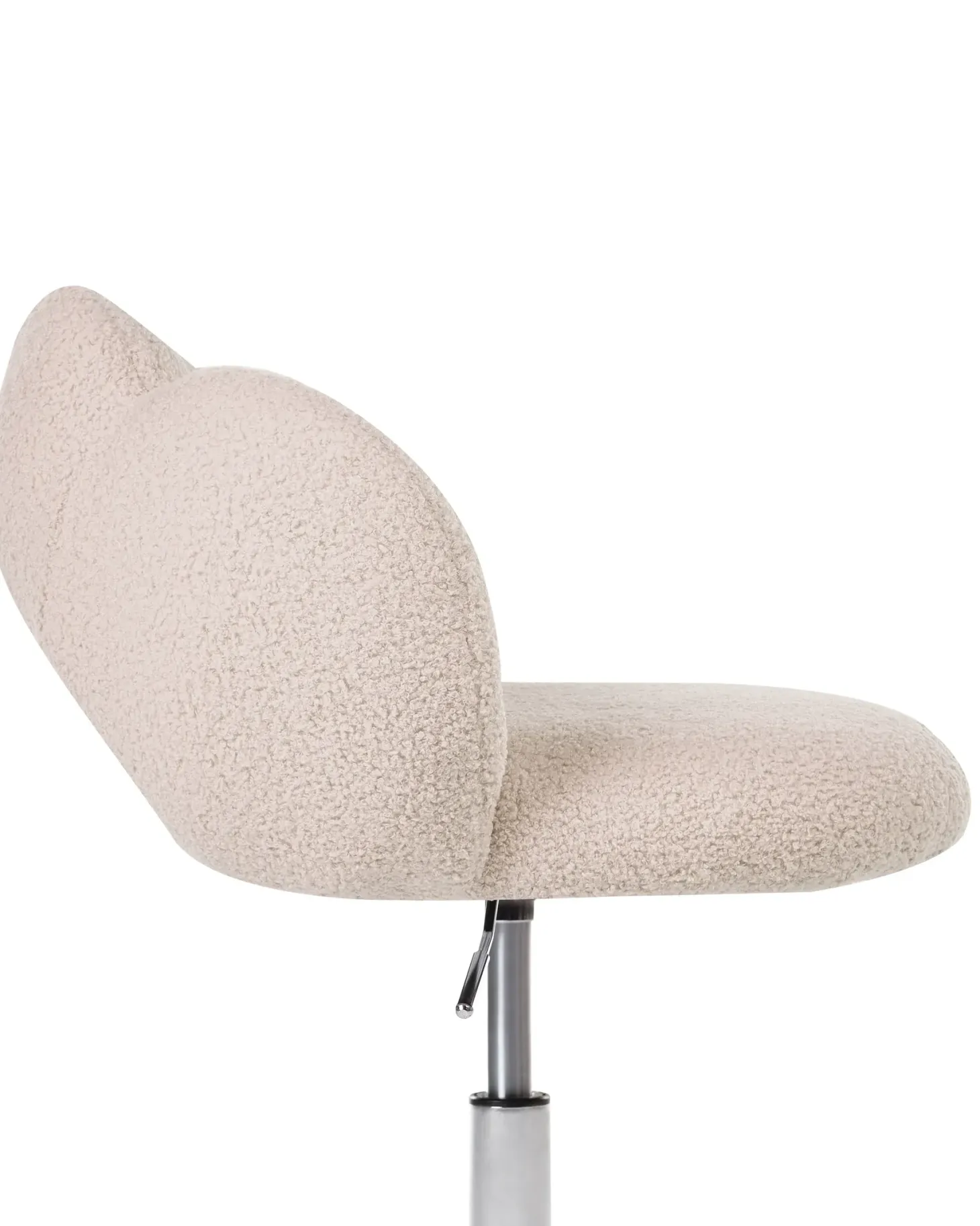 Skrivebordsstol WHIZZY Boucle Lys Beige