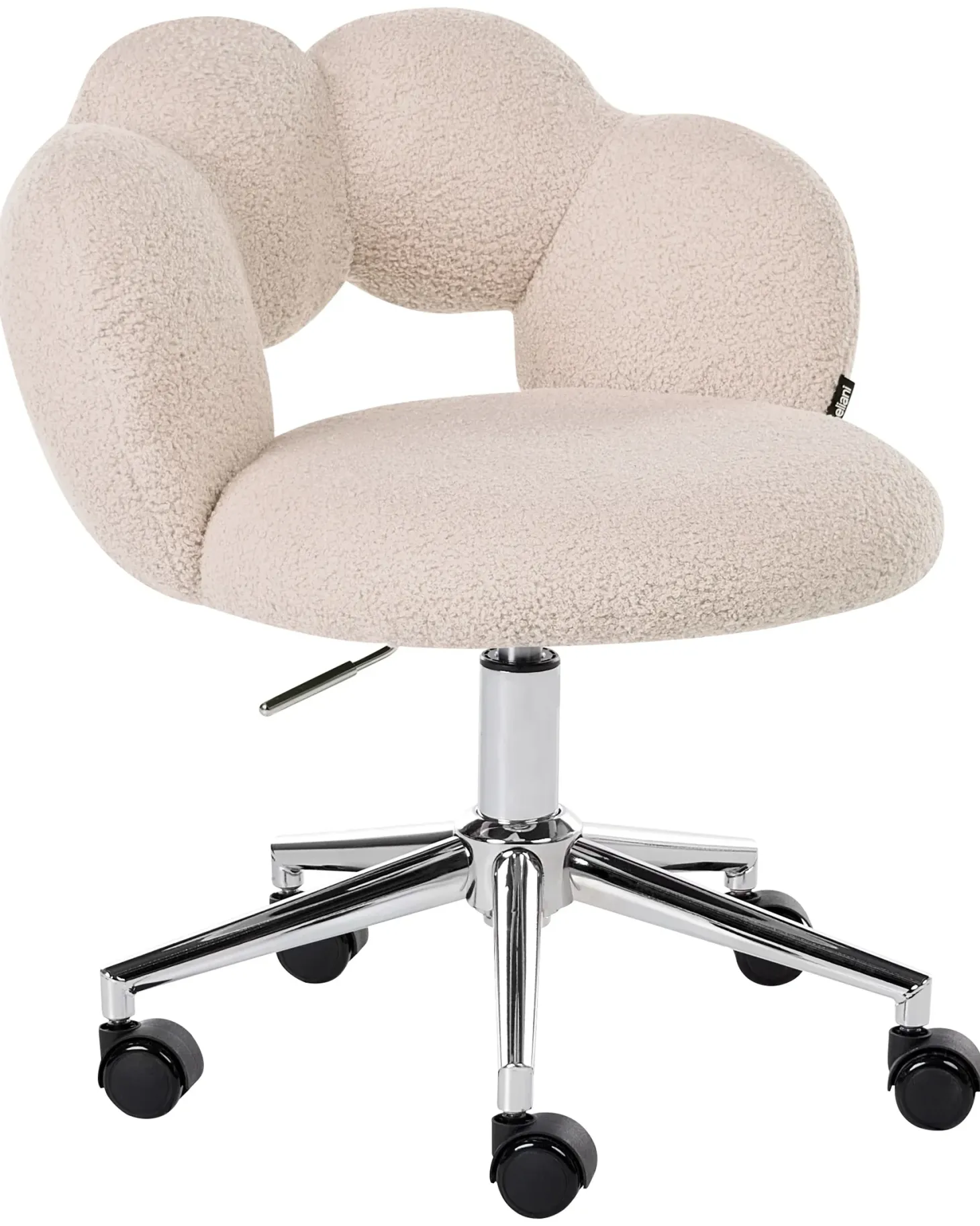 Skrivebordsstol WHIZZY Boucle Lys Beige