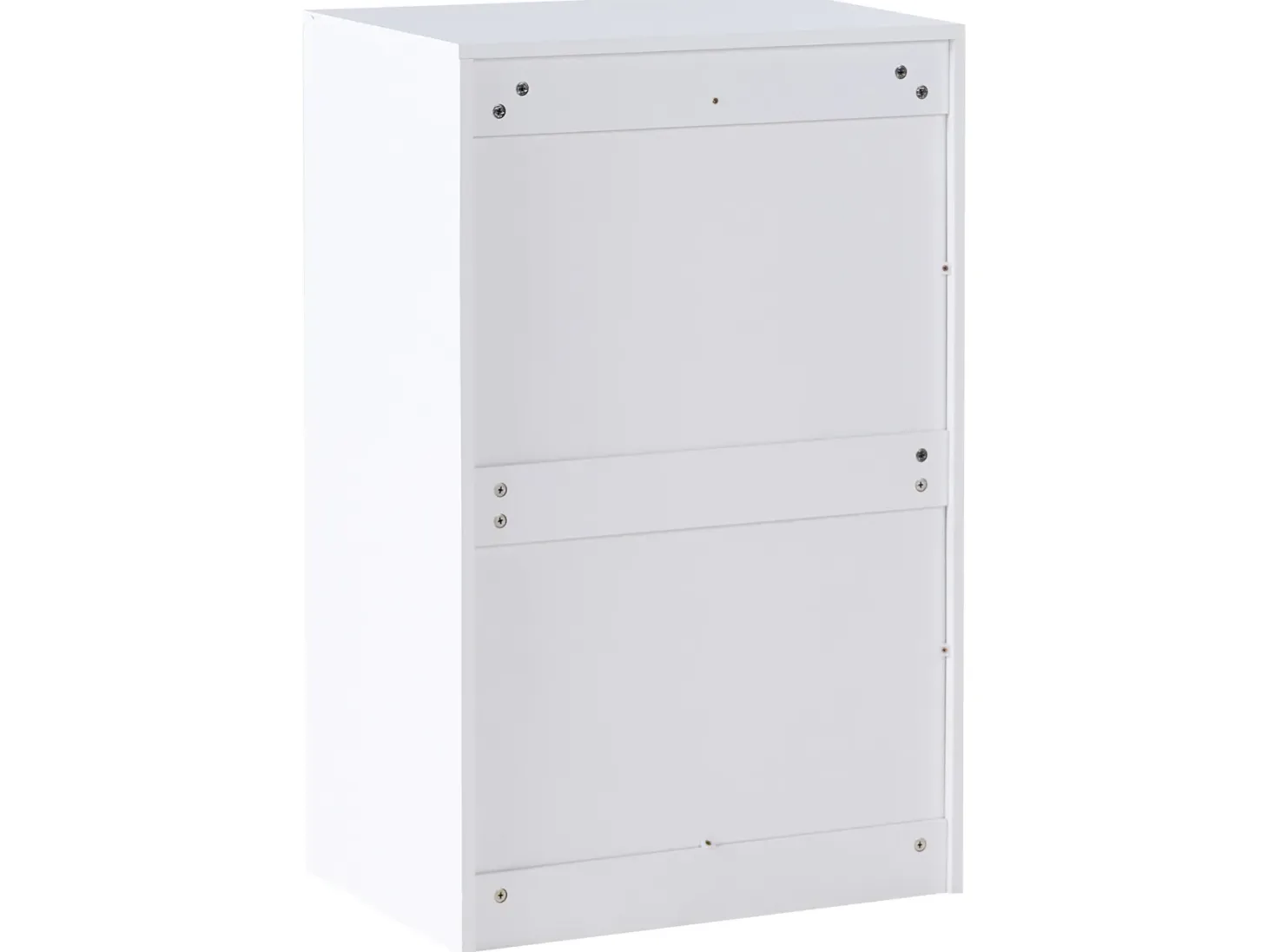 5 skuffers commode ALBERTA Hvid