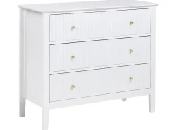3 skuffers commode ASSISI Hvid