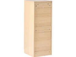 5 skuffers commode KITIMAT Lysebrun
