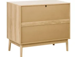 3 skuffers commode LYNWOOD Lysebrun