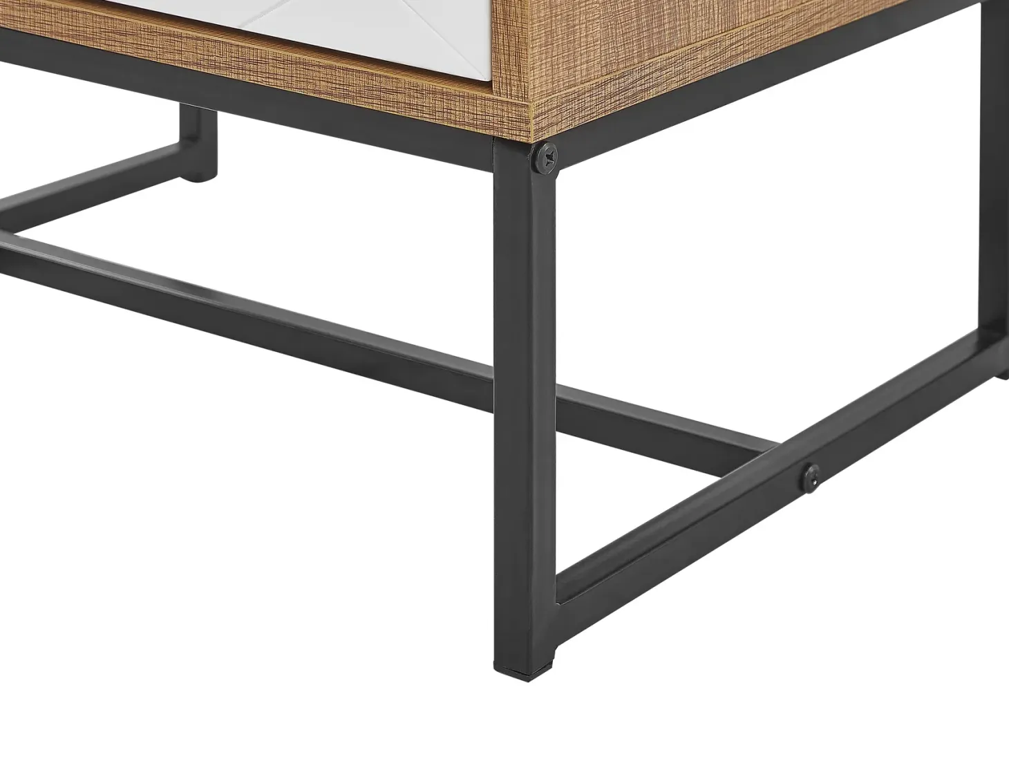 3 skuffers commode NUEVA Lysebrun/hvid