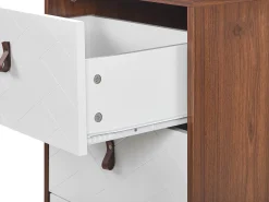 3 skuffers commode NUEVA Mørkebrun/hvid