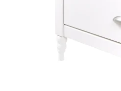 5 skuffers commode SHILLINGTON Fyretræ Hvid