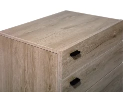 4 skuffers kommode ACRA Lysebrun