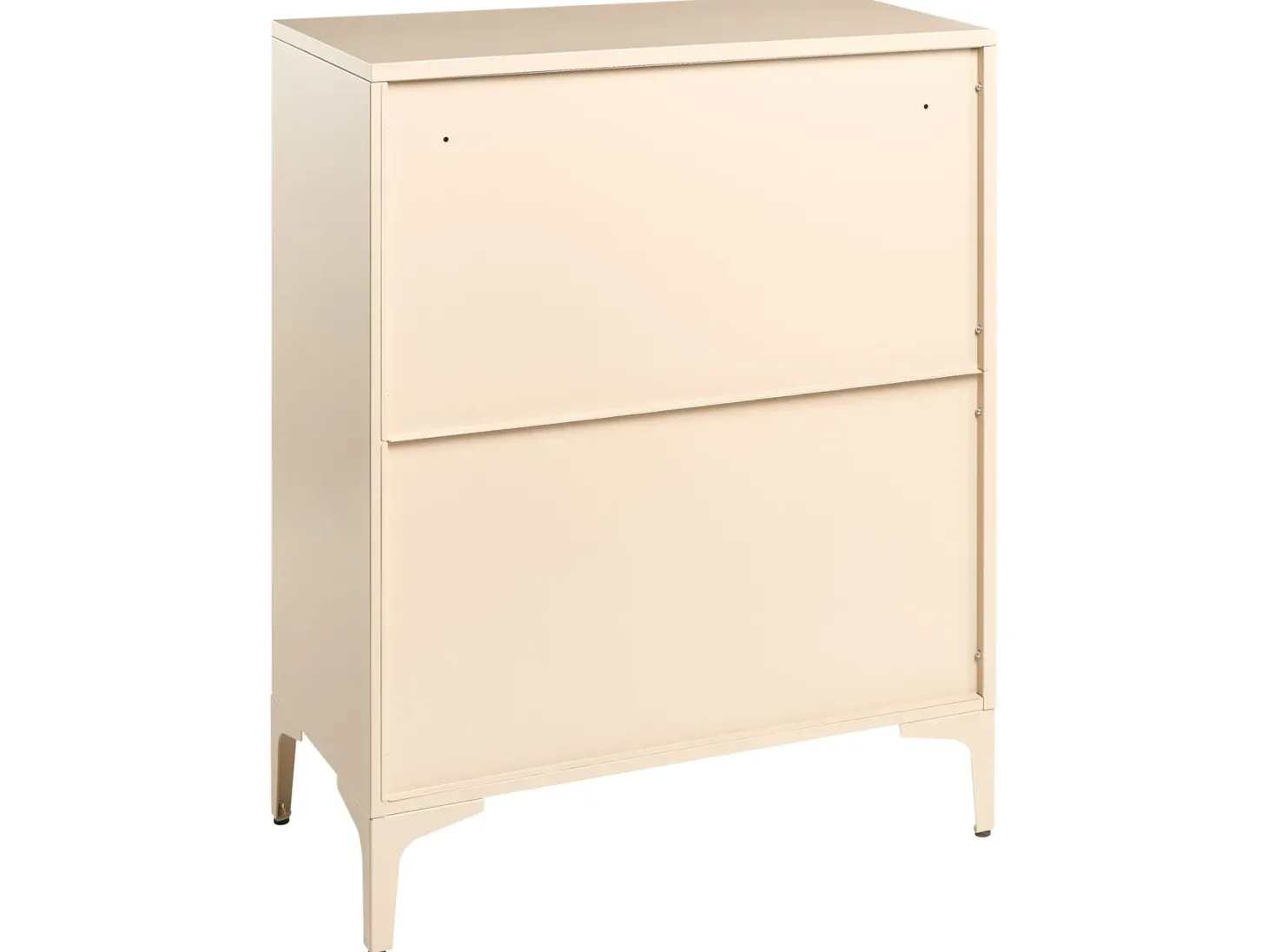 4 skuffers kommode ARDURA Metal Beige