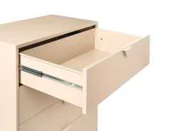 4 skuffers kommode ARDURA Metal Beige
