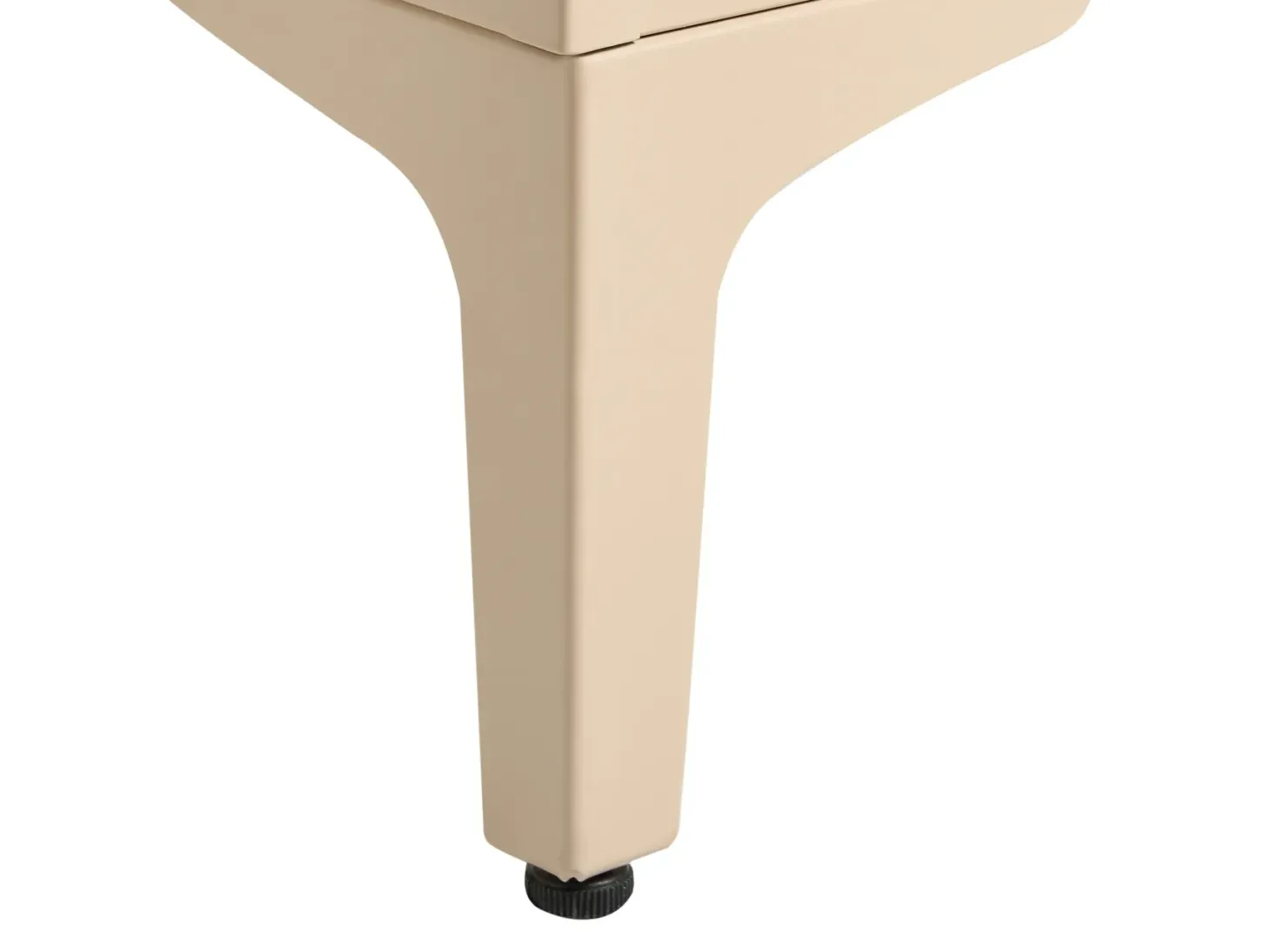 4 skuffers kommode ARDURA Metal Beige