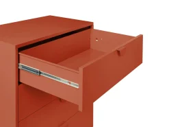 4 skuffers kommode ARDURA Metal Guldbrun