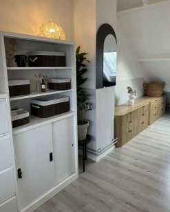 6 skuffers kommode BRADLEY Brun