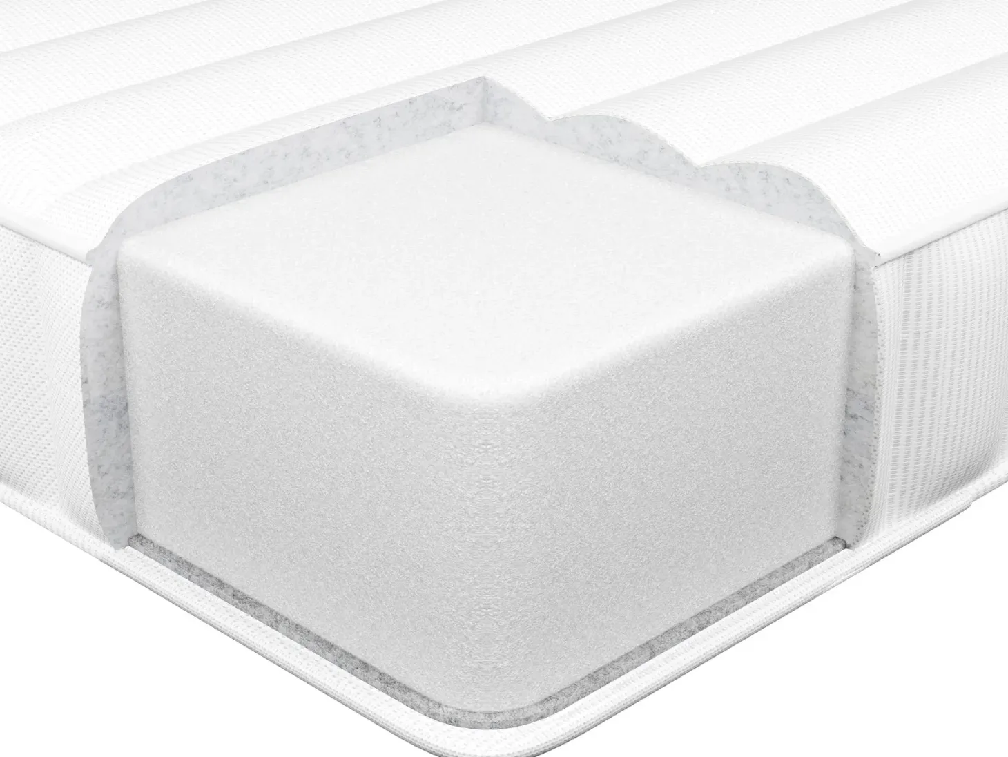 Skummadras til en udtræksseng CLEVER H2/3 Medium 90 x 130/160/200 cm