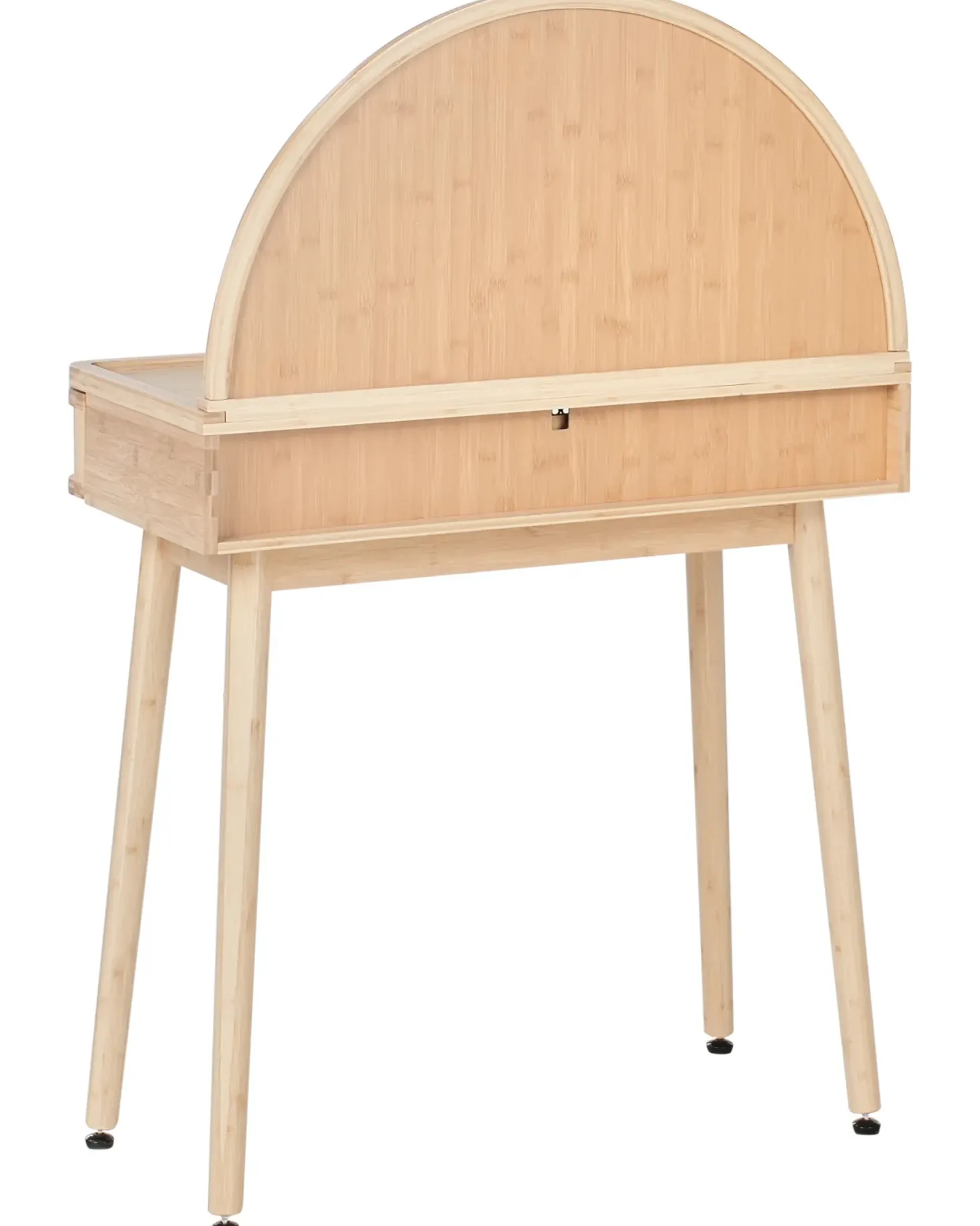 Sminkebord med spejl RANCHERIA Lysebrun