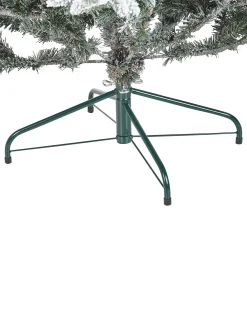 Sneklædt juletræ BRISCO 180 cm Hvid