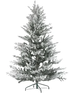 Sneklædt juletræ BRISCO 180 cm Hvid