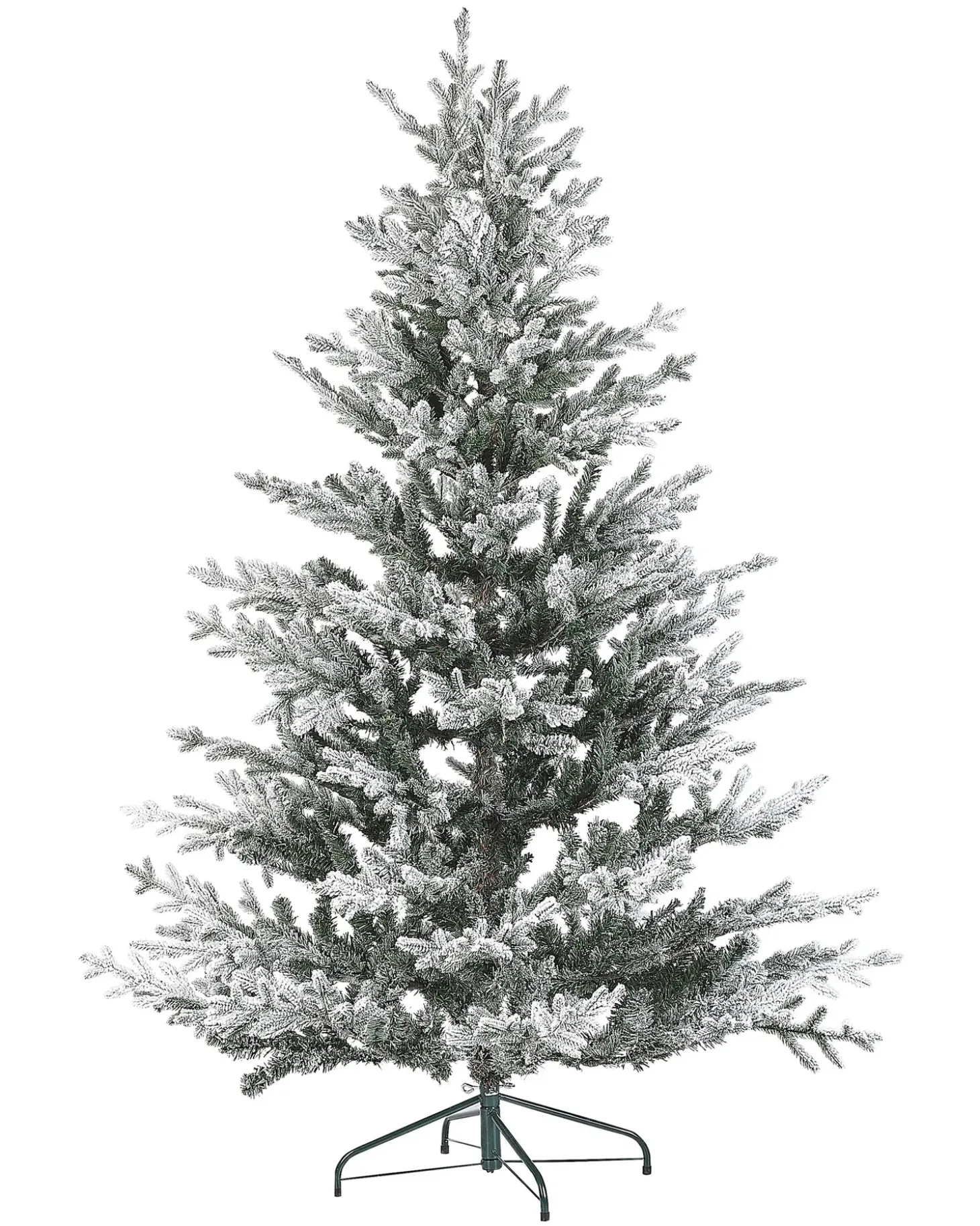 Sneklædt juletræ BRISCO 180 cm Hvid