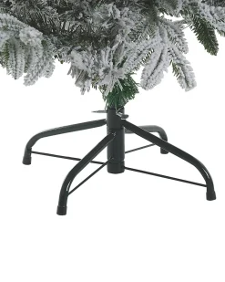 Sneklædt juletræ FORAKER 180 cm Hvid