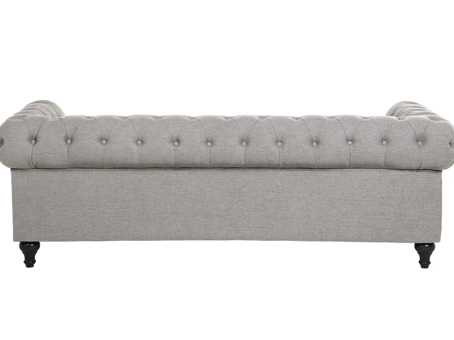 Sofa 3 personers CHESTERFIELD Lysegrå