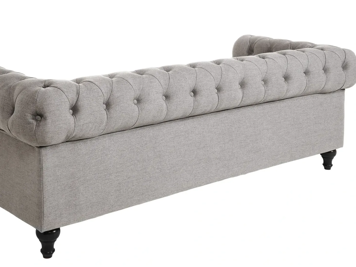Sofa 3 personers CHESTERFIELD Lysegrå