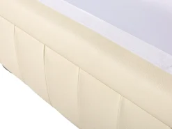 Sofa 3 personers CHESTERFIELD Ægte læder Lys Beige